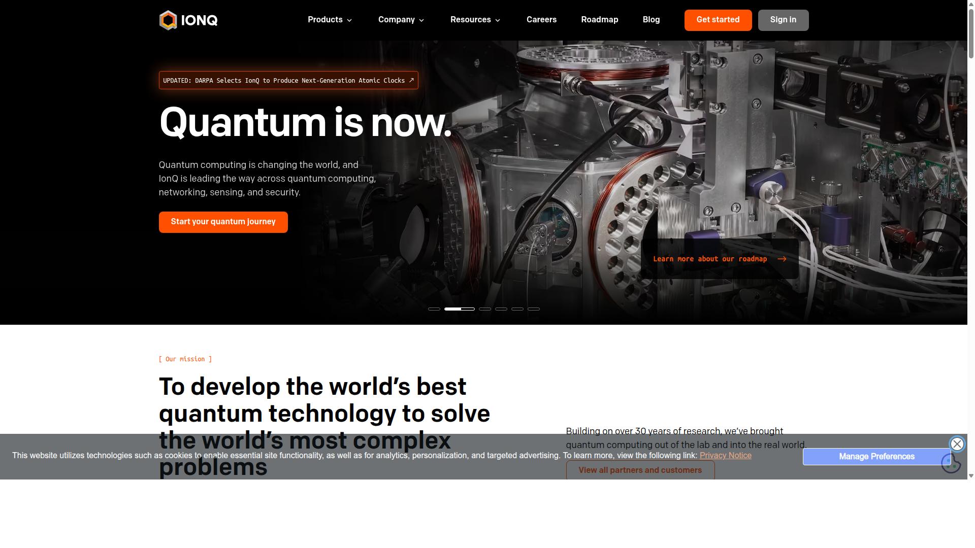 IonQ website