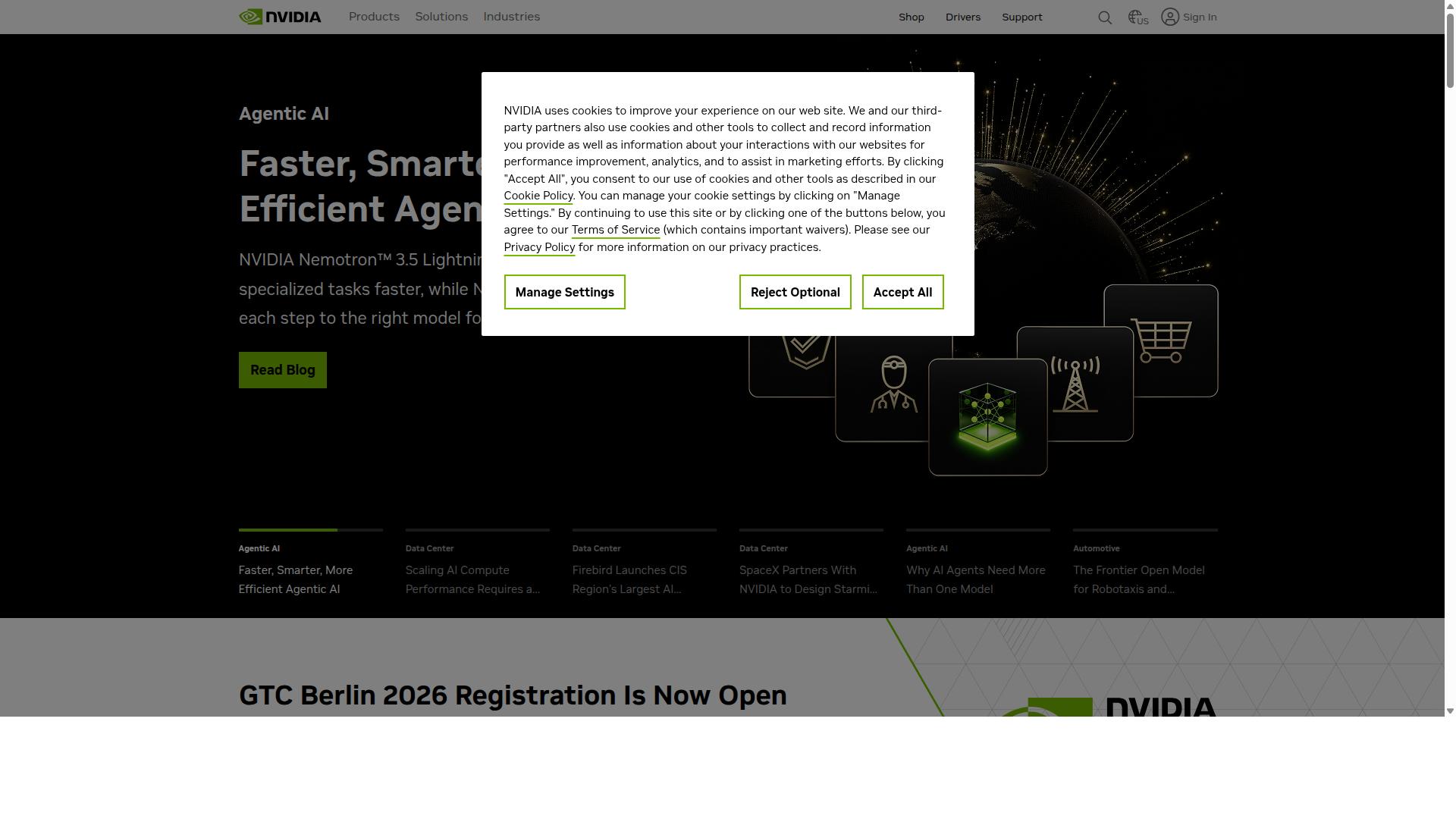 Nvidia website