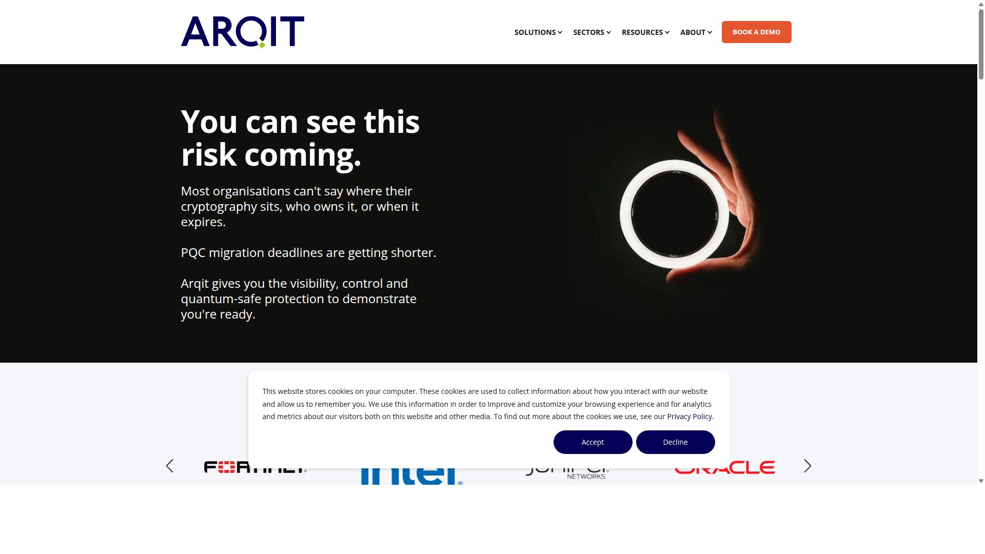 Arqit Quantum website